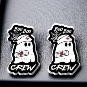 Boo Boo Crew Stud Earrings - Playful and Unique!👻 NWT Medical Staff Studs